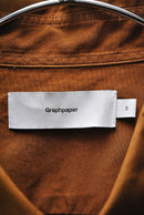 Graphpaper BROAD L/S REGULAR COLLAR SHIRT