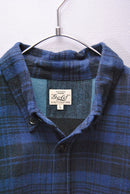 GOLD COTTON NEL CHECK SHIRT SWITCH B.D SHIRT