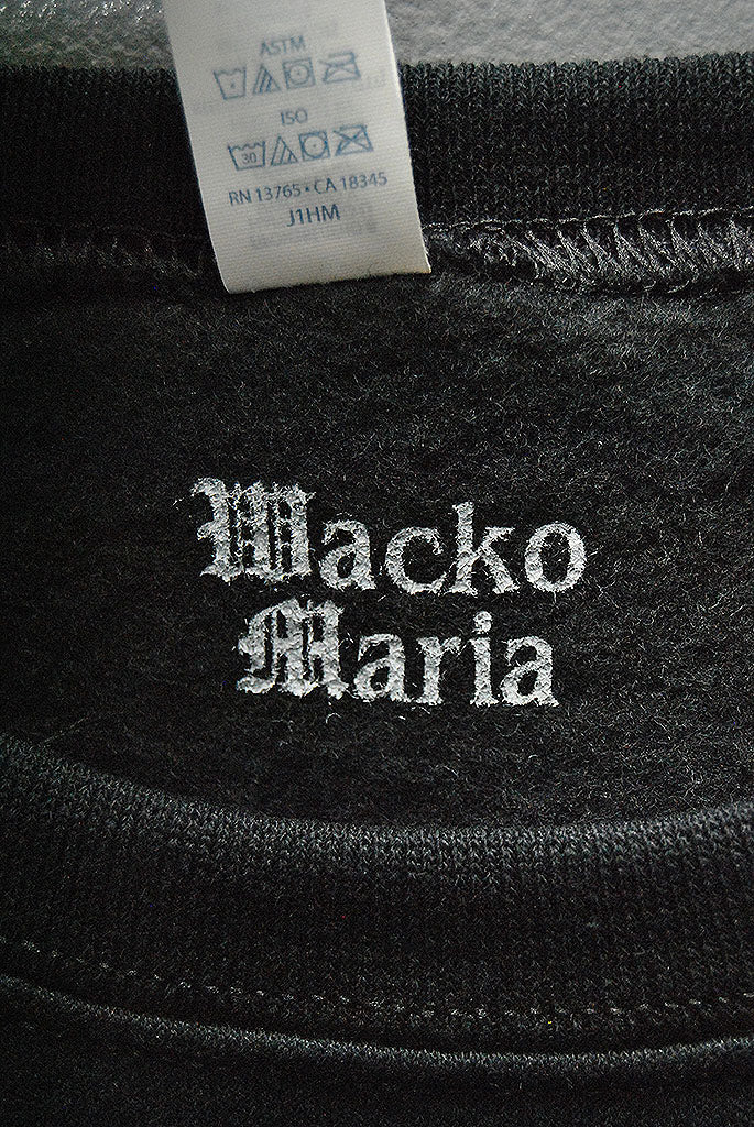 WACKO MARIA TIM LEHI CREW NECK SWEAT SHIRT