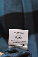 GOLD COTTON NEL CHECK SHIRT SWITCH B.D SHIRT