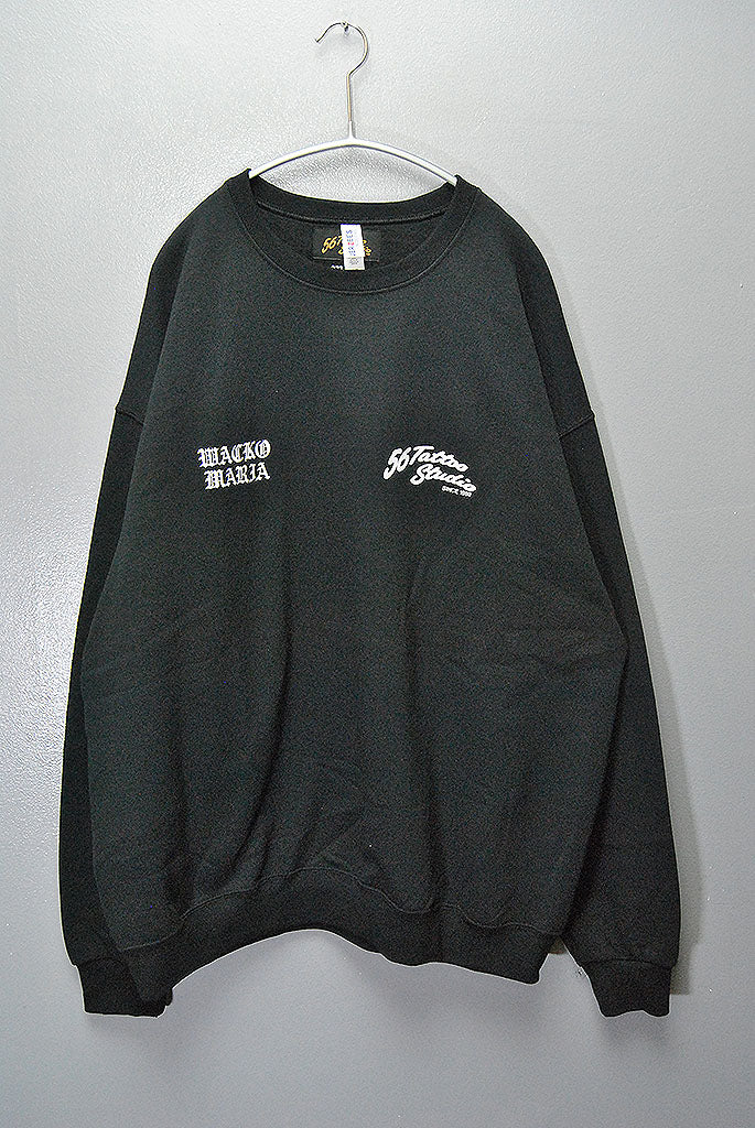 WACKO MARIA 56 TATTOO STUDIO CREW NECK SWEAT SHIRT