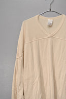 COMOLI コットンフライス ホッケーシャツ