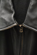 COMOLI レザー ジップブルゾン