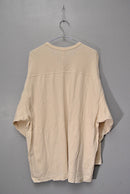 COMOLI コットンフライス ホッケーシャツ