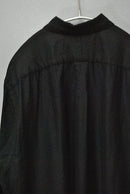 COMOLI カシミヤシルク 製品染シャツ