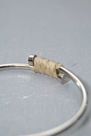 JIL SANDER SILVER BANGLE