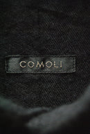 COMOLI カシミヤシルク 製品染シャツ
