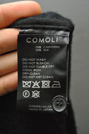COMOLI カシミヤシルク 製品染シャツ