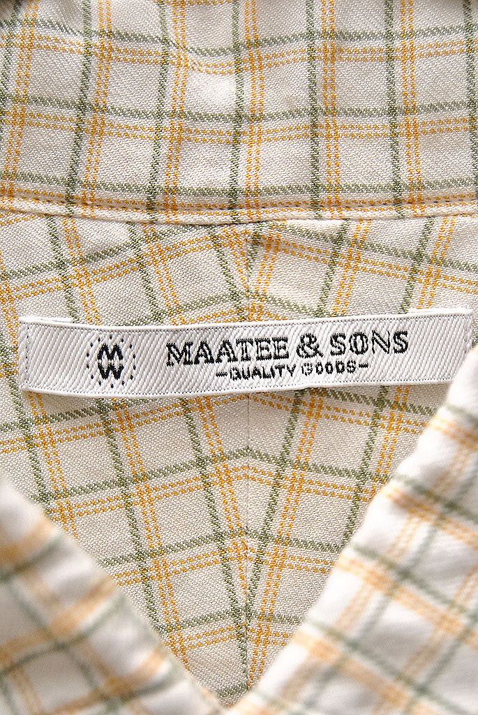 MAATEE&SONS LIAN C/S CHECK SHIRT