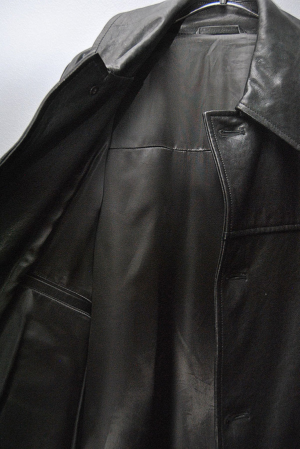 COMOLI ラムレザーコート