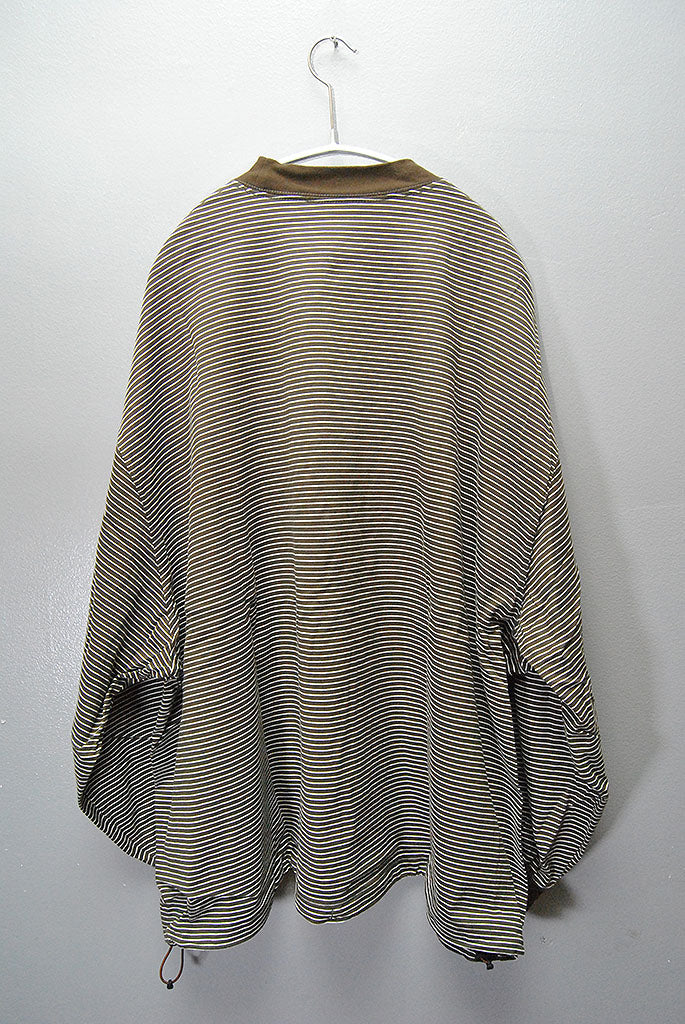 is-ness BALLOON STRIPES LONG SLEEVE T SHIRT