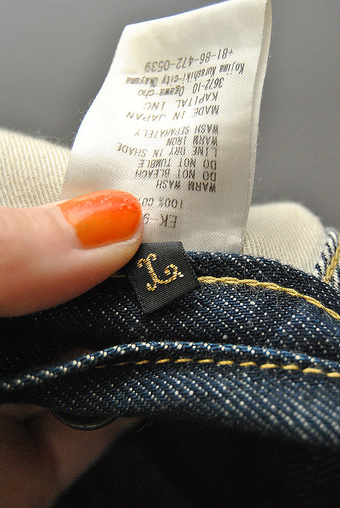 KAPITAL DENIM LUMBER PANTS