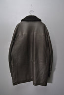 COMOLI シープ グレインレザーコート