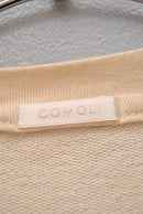 COMOLI コットンシルク 長袖クルー