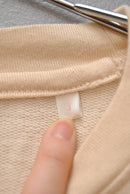 COMOLI コットンシルク 長袖クルー