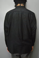 COMOLI カシミヤシルク 製品染シャツ