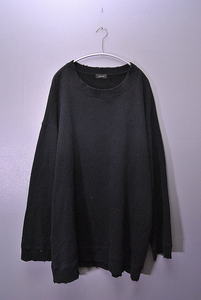 UNDERCOVER オーバーサイズ ダメージ加工スウェット