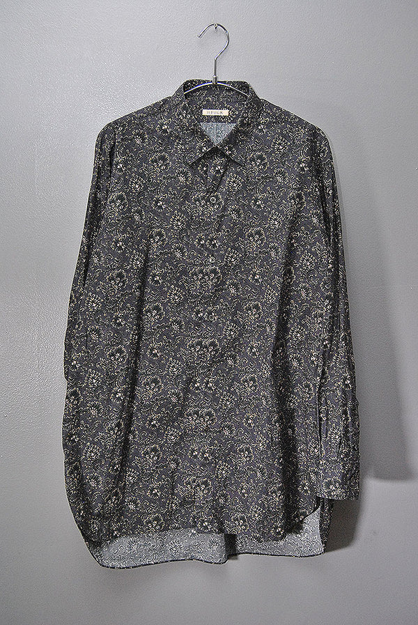 22AW HEUGN Print James 長袖 シャツ 美品 2『ユーゲン HEUGN』22AW Print James フラワーシャツ