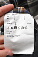 COMME des GARCONS HOMME コットンラミーノーカラージャケット