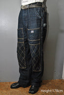 KAPITAL DENIM LUMBER PANTS