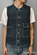 KAPITAL WORK DENIM VEST