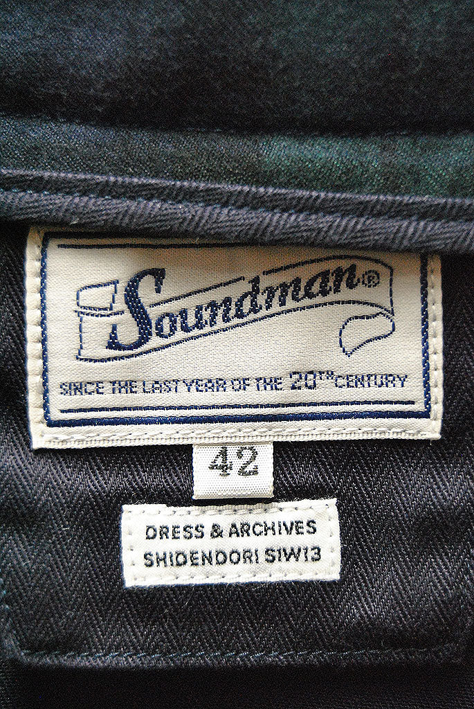Soundman × DRESS & ARCHIVES Clarke Black Watch