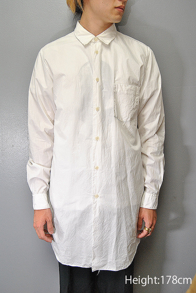 BLACK COMME des GARCONS レギュラーカラー ロングシャツ