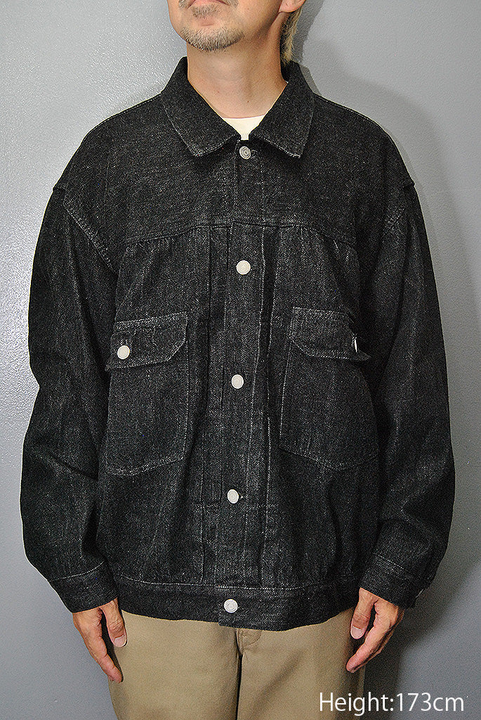 FULL COUNT 2102BKSS Type 2 Black Denim Jacket