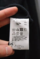 COMOLI カシミア和紙ハーフジップシャツ