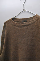 COMOLI 車輪梅ガンジーニット