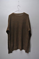 COMOLI 車輪梅ガンジーニット