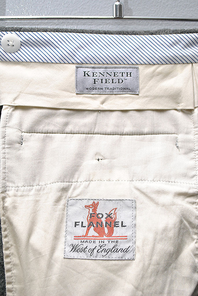 KENNETH FIELD Fox Wool Trousers