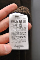 COMOLI 車輪梅ガンジーニット