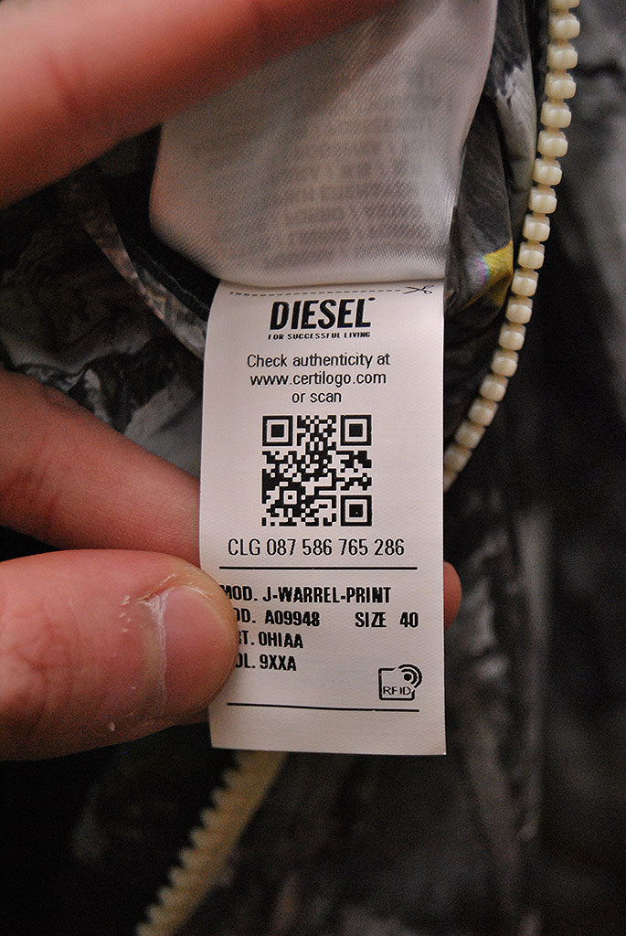 DIESEL  J WARREL PRINT JACKET