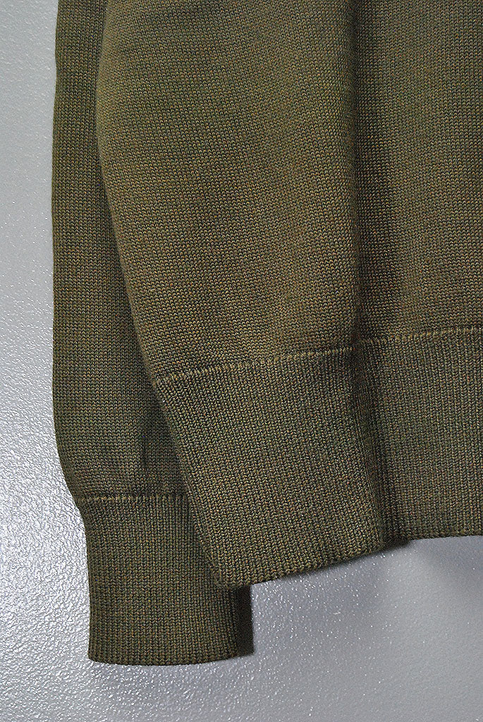 BATONER × Begin × SHIPS 畔編みVネックコマンドセーター