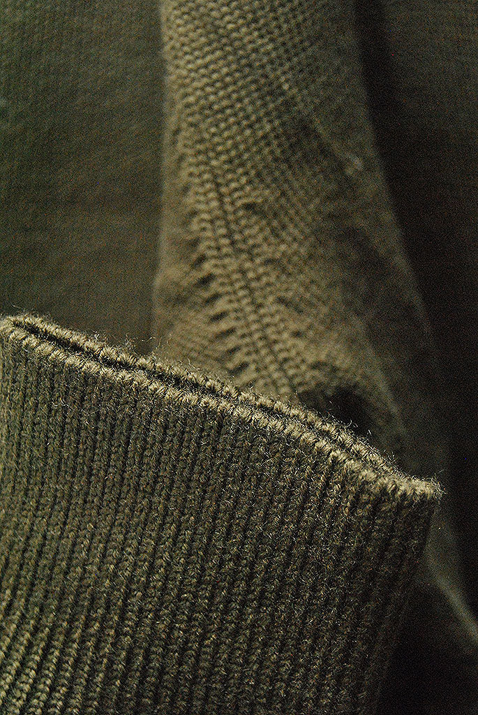 BATONER × Begin × SHIPS 畔編みVネックコマンドセーター