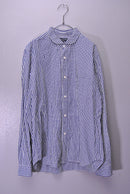 COMME des GARCONS HOMME ラウンドカラーチェックシャツ