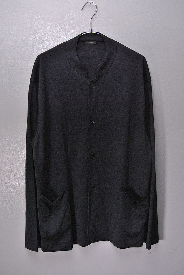 COMOLI カシミヤシルク ニットジャケット #NAVY