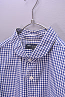 COMME des GARCONS HOMME ラウンドカラーチェックシャツ