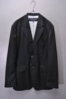 COMME des GARCONS HOMME ウールギャバ テーラードジャケット