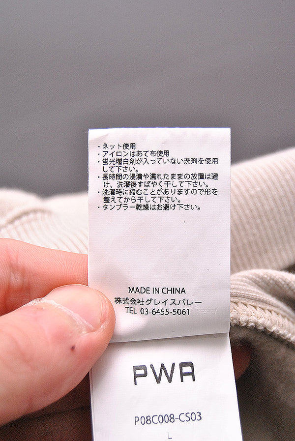 トップス pwa complete-fit crew sweat PWA Complete-Fit 12.5oz CREW