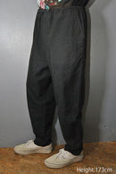 COMOLI コットンネル テーパードパンツ