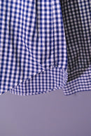 COMME des GARCONS HOMME ラウンドカラーチェックシャツ