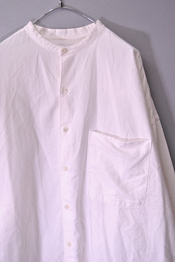 Graphpaper Oxford Oversized Band Collar Shirt
