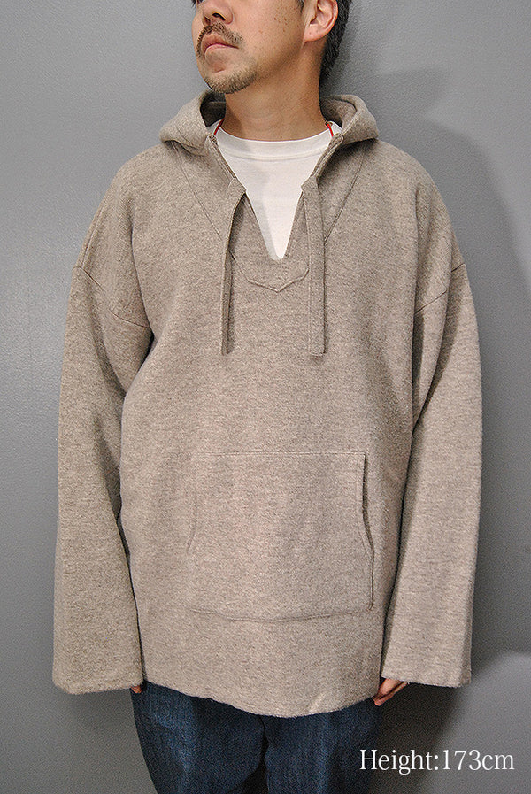 メキパ MEXIPA Double Face Mexican Parker／メキシカンパーカー ベージュ サイズ：M MexiPa ⁄ メキパ | Sweat Mexican Parker メキシカン パーカー | S