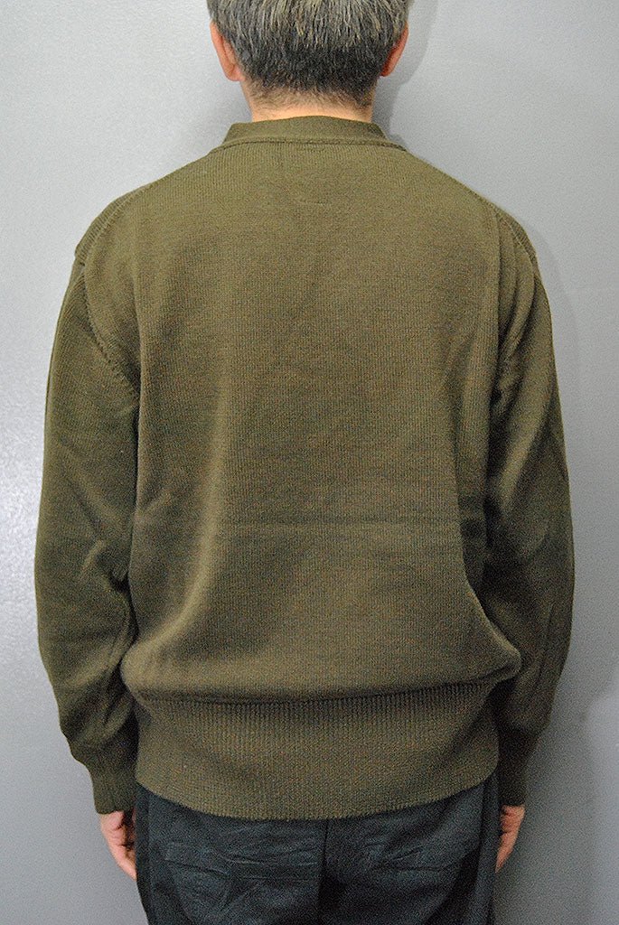 BATONER × Begin × SHIPS 畔編みVネックコマンドセーター