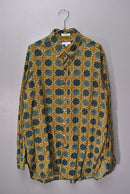 ENGINEERED GARMENTS 19 Century BD Shirt - Olive Cotton Cross Batik