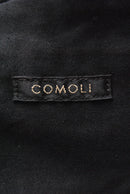 COMOLI コットンサテン スタンドカラージャケット