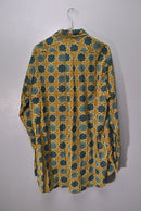ENGINEERED GARMENTS 19 Century BD Shirt - Olive Cotton Cross Batik