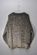 ssstein Glitter Fur Knit Gradation Cardigan